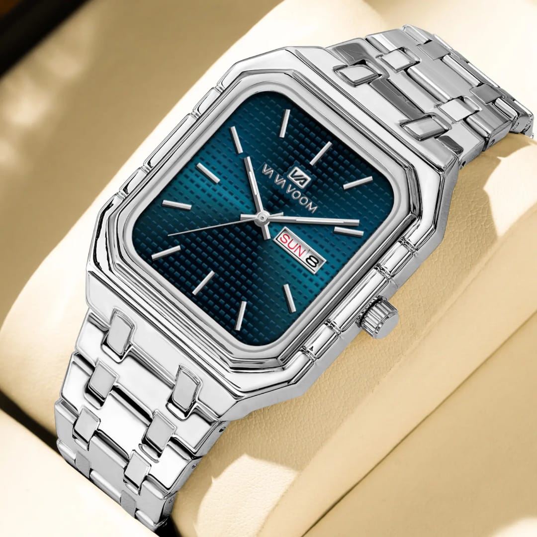 VA VA VOOM 2881 Business Quartz Wristwatch Waterproof Stainless Steel Charm Watches Man Male Clock Fashion Watch for Boys Men