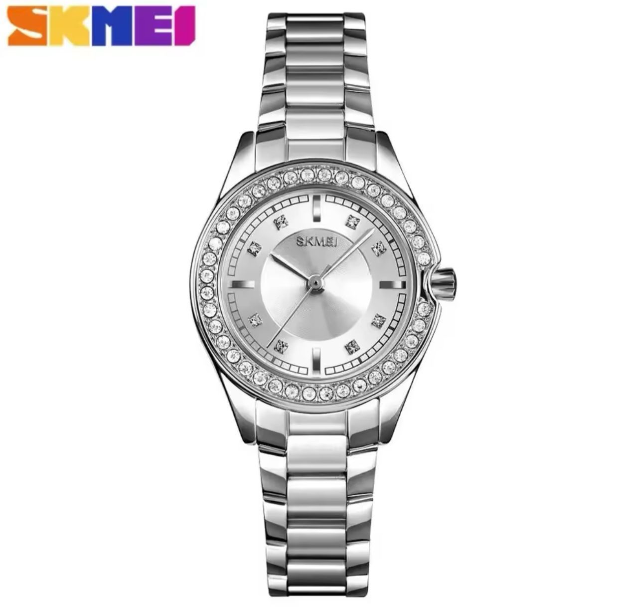 SKMEI 1534 Women Watches High Quality Brand Wristwatch Women's Diamond Waterproof Business Watch Women's Quartz Watch