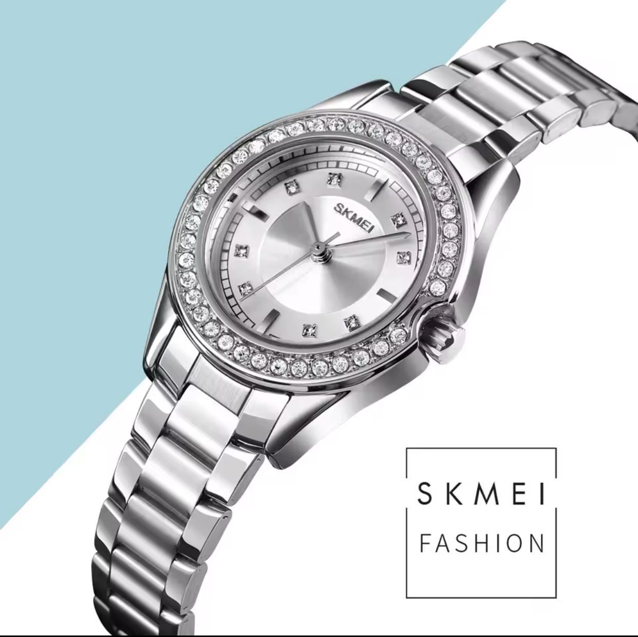 SKMEI 1534 Women Watches High Quality Brand Wristwatch Women's Diamond Waterproof Business Watch Women's Quartz Watch