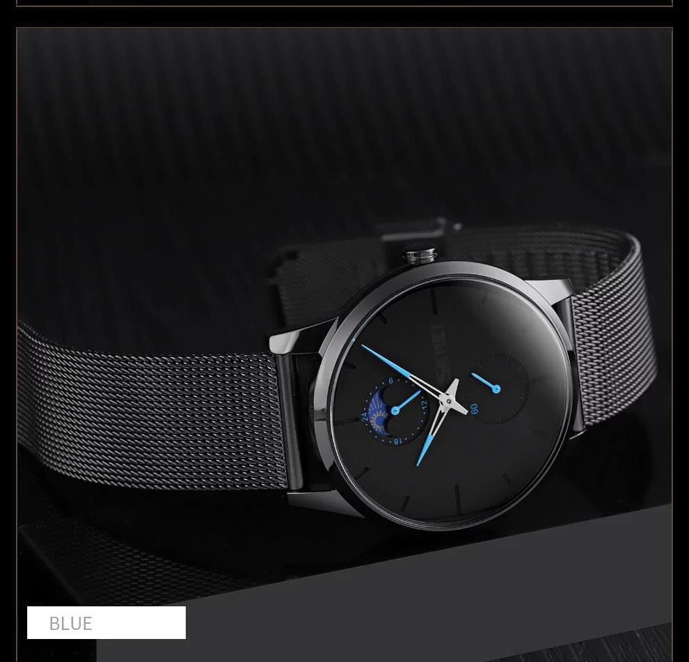 Simple design skmei 9208 stainless waterproof mens quartz watch