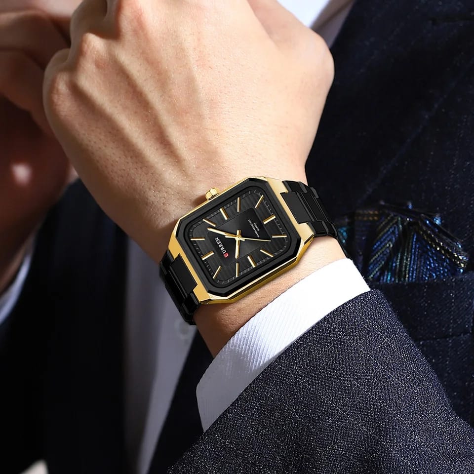 High Quality CURREN 8457 Business Quartz Wristwatch For Boys Men Waterproof Stainless Steel Charm Watches For ManMale Clock