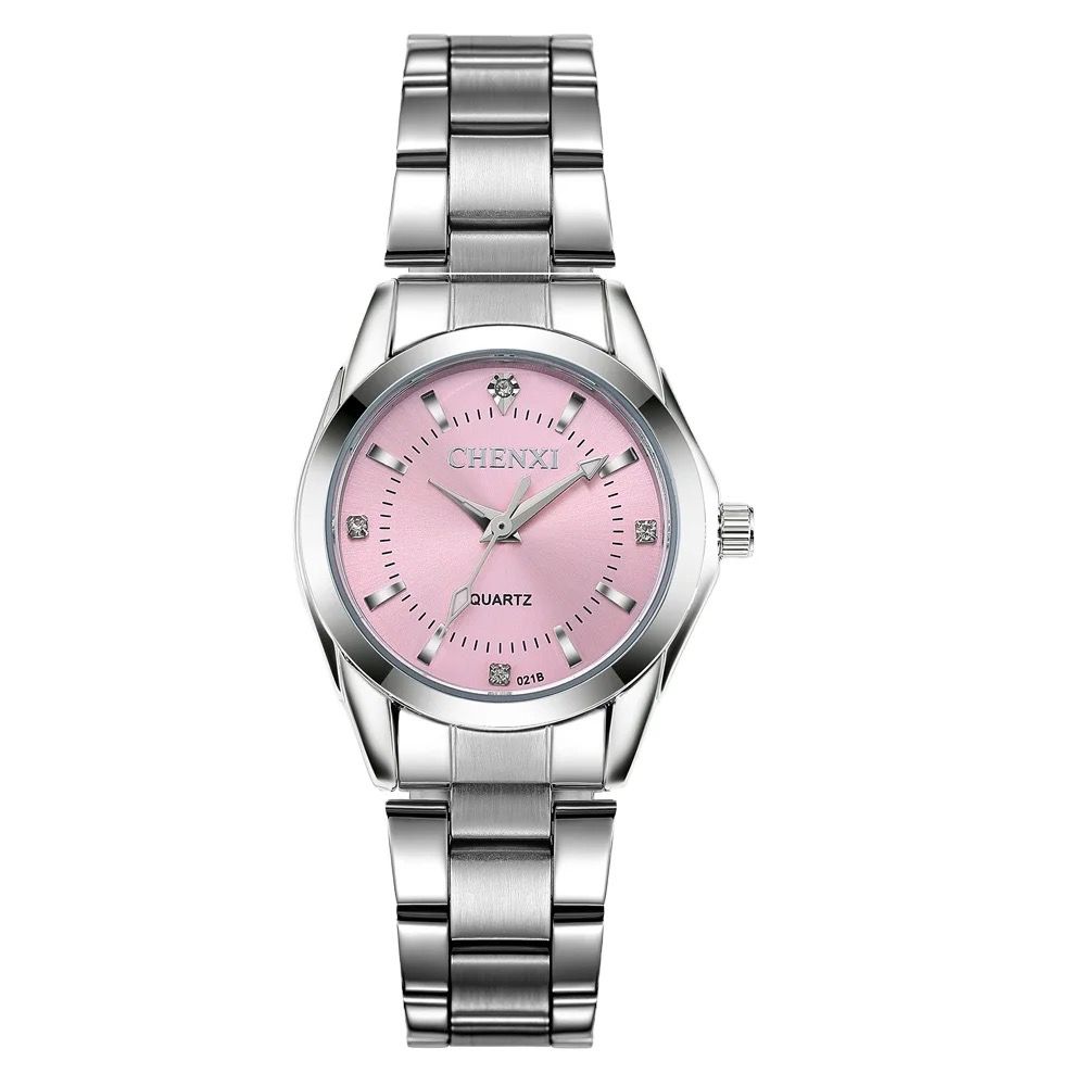 CHENXI 021B Women Luxury Stainless Steel Quartz Watches Lady Business Watch Dress Gift Wristwatches