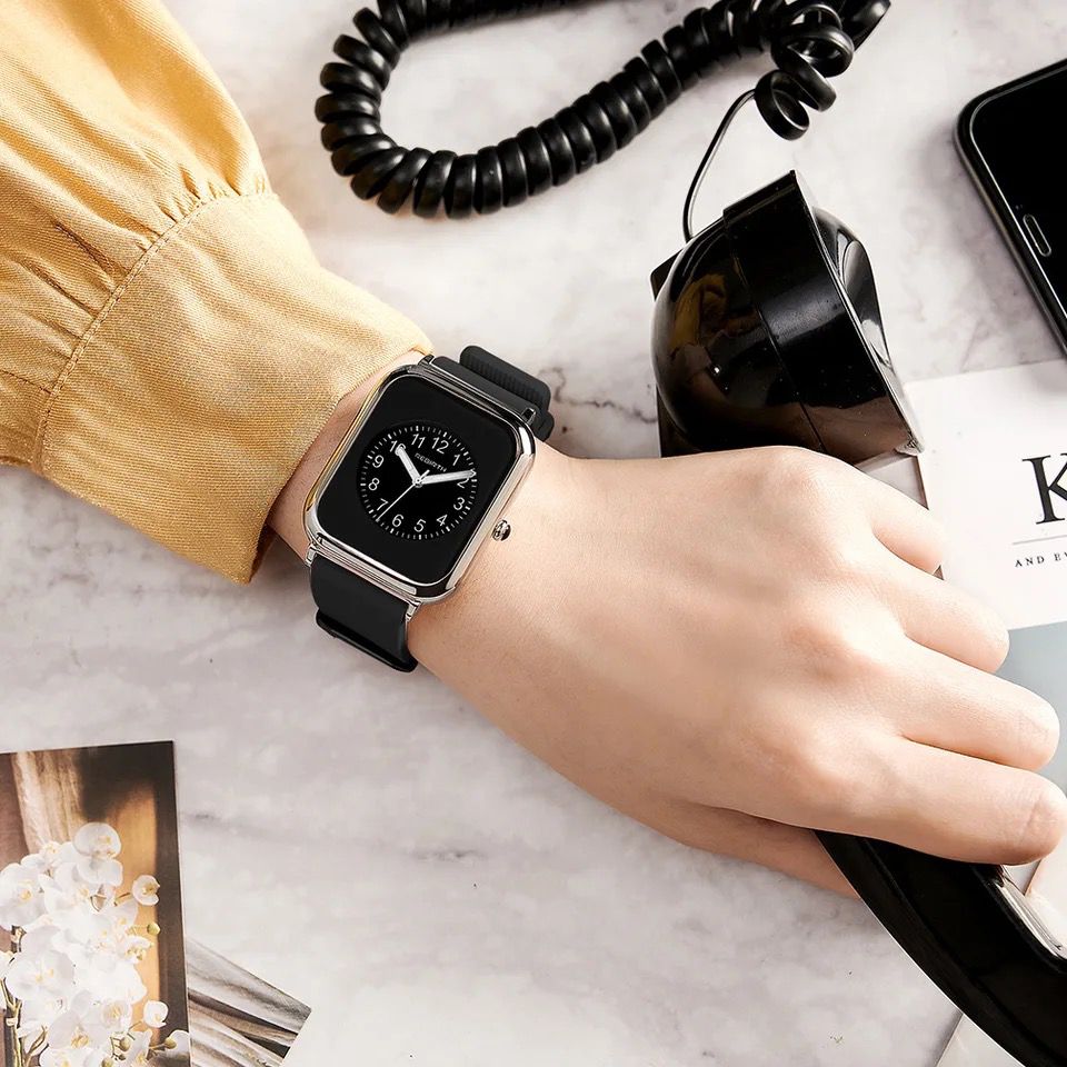 Rebirth 096 Women Watch Top Luxury Female Waterproof Clock Leather silicone Bracelet Fashion new Ladies Wristwatch Gift