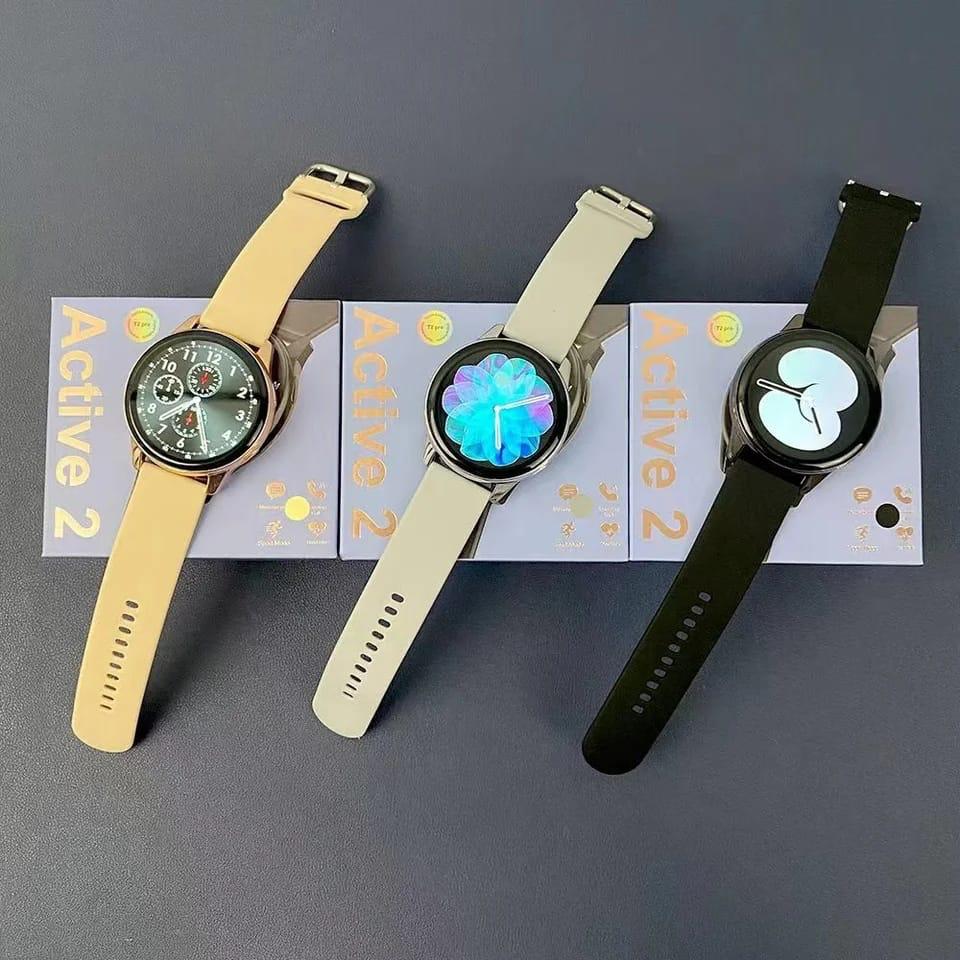 2025 New T2 Pro with BT Call Function Round Fitness Tracker Heart Rate Monitoring Intelligent T2 Pro Smartwatch