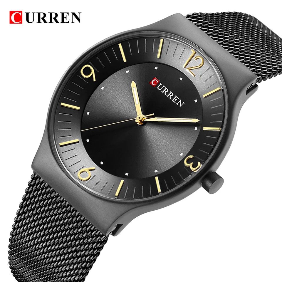 Luxury Business Quartz CURREN 8303 Wristwatch Steel Band Waterproof Clock Wrist hand clock stylish watches for men