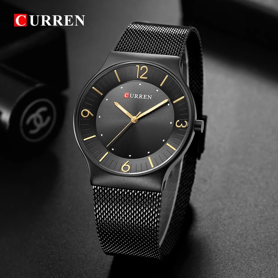 Luxury Business Quartz CURREN 8303 Wristwatch Steel Band Waterproof Clock Wrist hand clock stylish watches for men