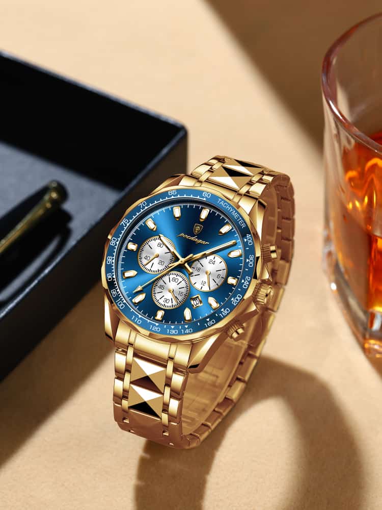POEDAGAR Watch Men 815 New Classic Business Quartz Watches Waterproof Man Wristwatches Watches gift