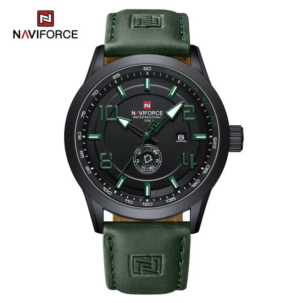 Naviforce 9229 Brand Design Men's Watches Luxury Fashion Waterproof Calendar Quartz Wristwatch Male Gift