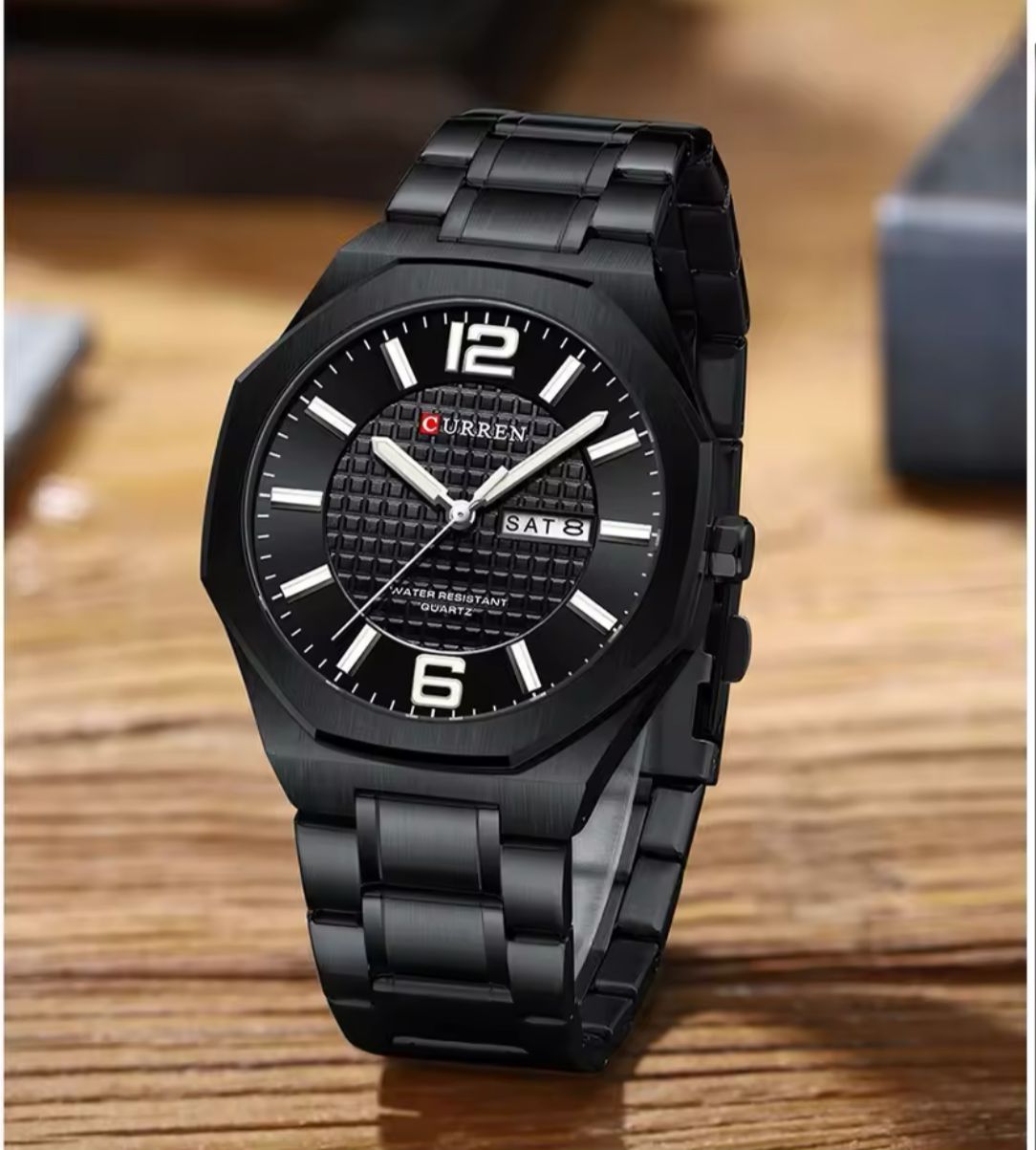 2025 Hot CURREN 8476 Sport Men Watch Top Brand Luxury Elegant Waterproof Male Clock Stainless Steel Quartz Original Wristwatch