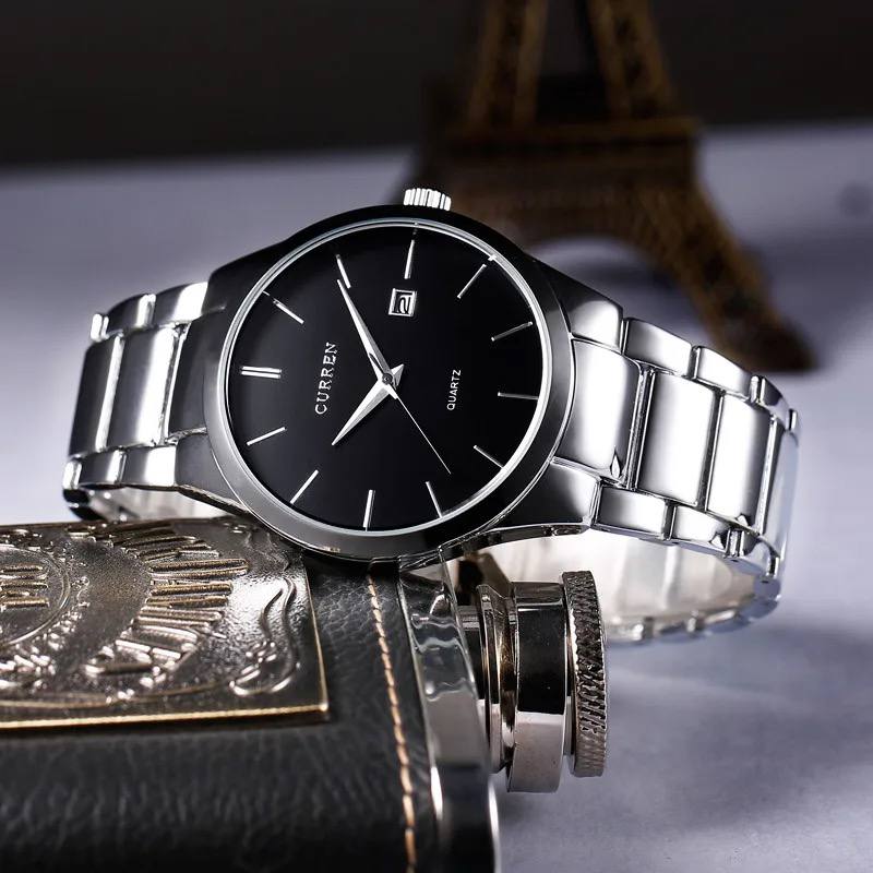 Curren 8106 Brand Man Minimalist Watches Stainless Steel Business Date Clock Japan Movt Quartz Men Luxury Wrist Watches 2025 Hot