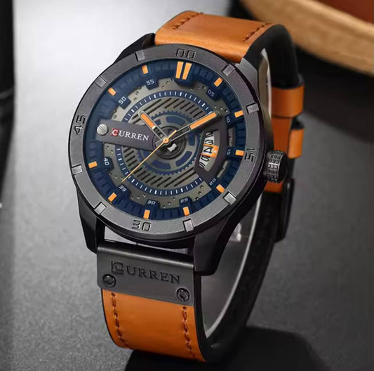 Date Men Watch New Top Luxury New CURREN 8301  Sport Business Male Clock Leather Quartz Wrist Mens Watches Gift