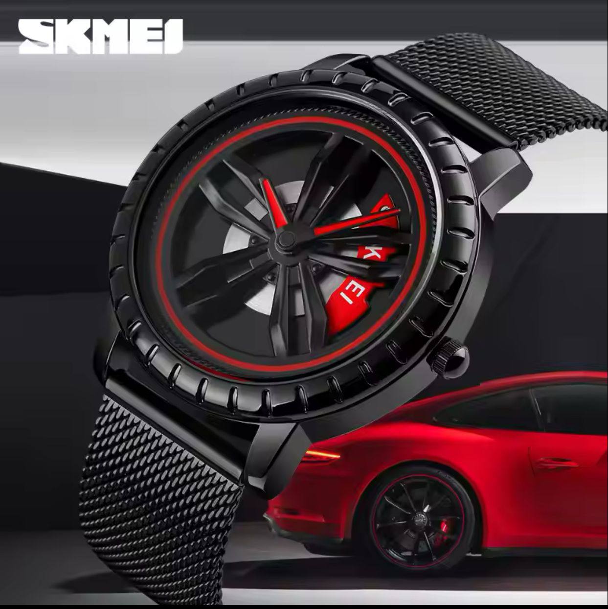 Unique wheel watch fashion brand Skmei 1634 original watch manufactory wholesale 30m waterproof men quartz watch