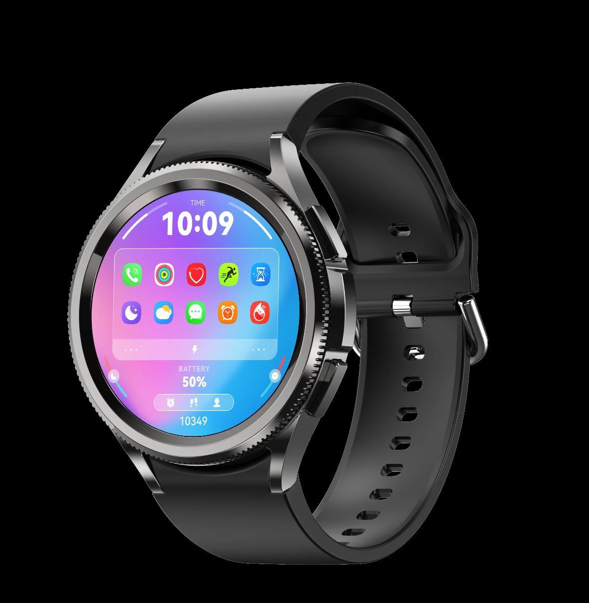 New HW62 Smart Watches Round Screen IP67 Waterproof Heart Rate Monitoring Classic Smart Watch for Men and Women