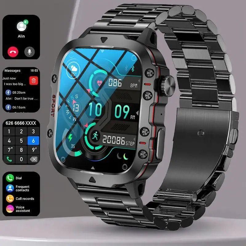 Best Quality Outdoors Sport Smart Watch QX11 BT Call 420MAH 3ATM Waterproof Swimming Fitness Watch For Men QX11 Smartwatch