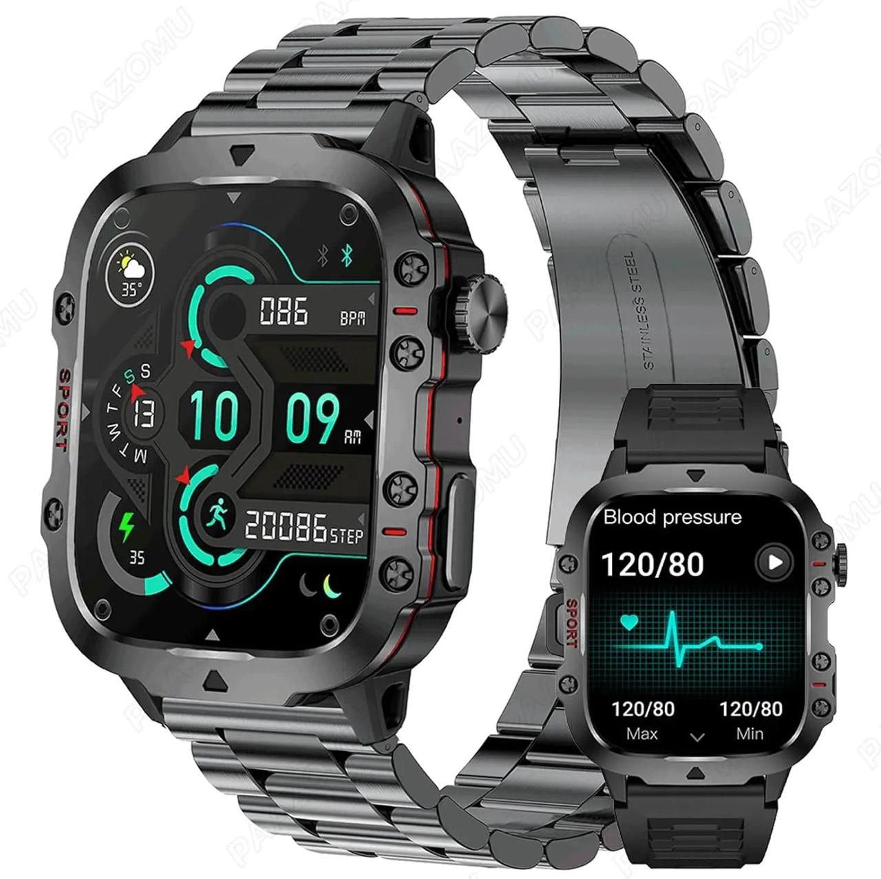 Best Quality Outdoors Sport Smart Watch QX11 BT Call 420MAH 3ATM Waterproof Swimming Fitness Watch For Men QX11 Smartwatch