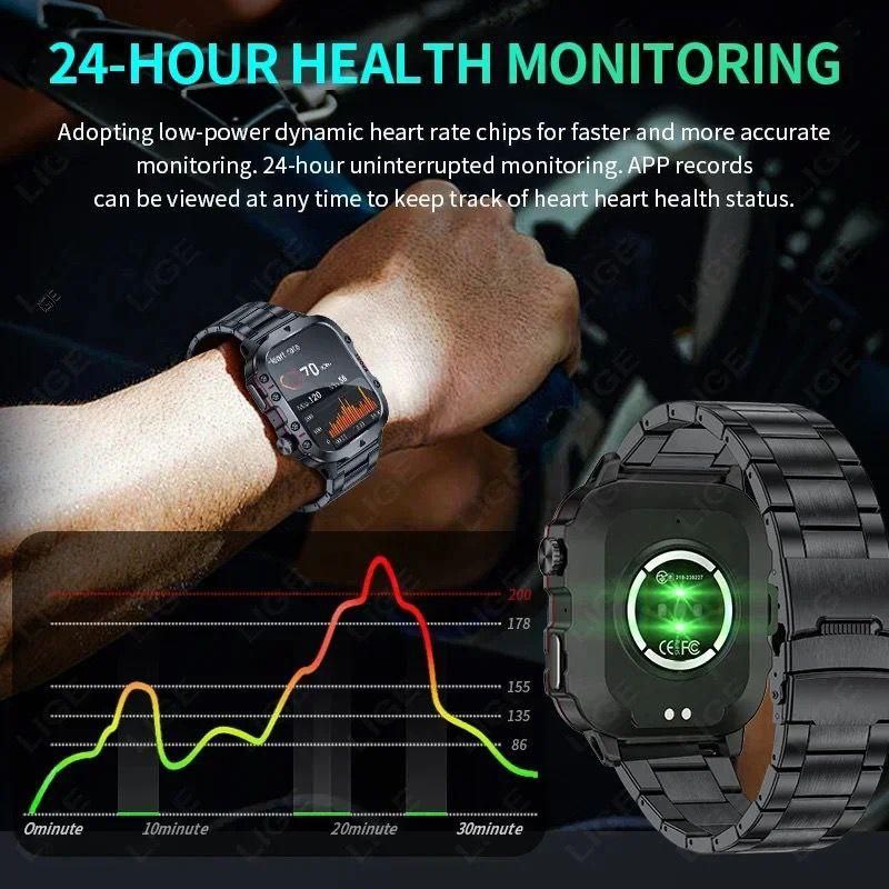 Best Quality Outdoors Sport Smart Watch QX11 BT Call 420MAH 3ATM Waterproof Swimming Fitness Watch For Men QX11 Smartwatch