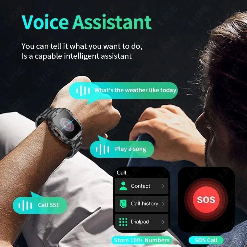 Best Quality Outdoors Sport Smart Watch QX11 BT Call 420MAH 3ATM Waterproof Swimming Fitness Watch For Men QX11 Smartwatch