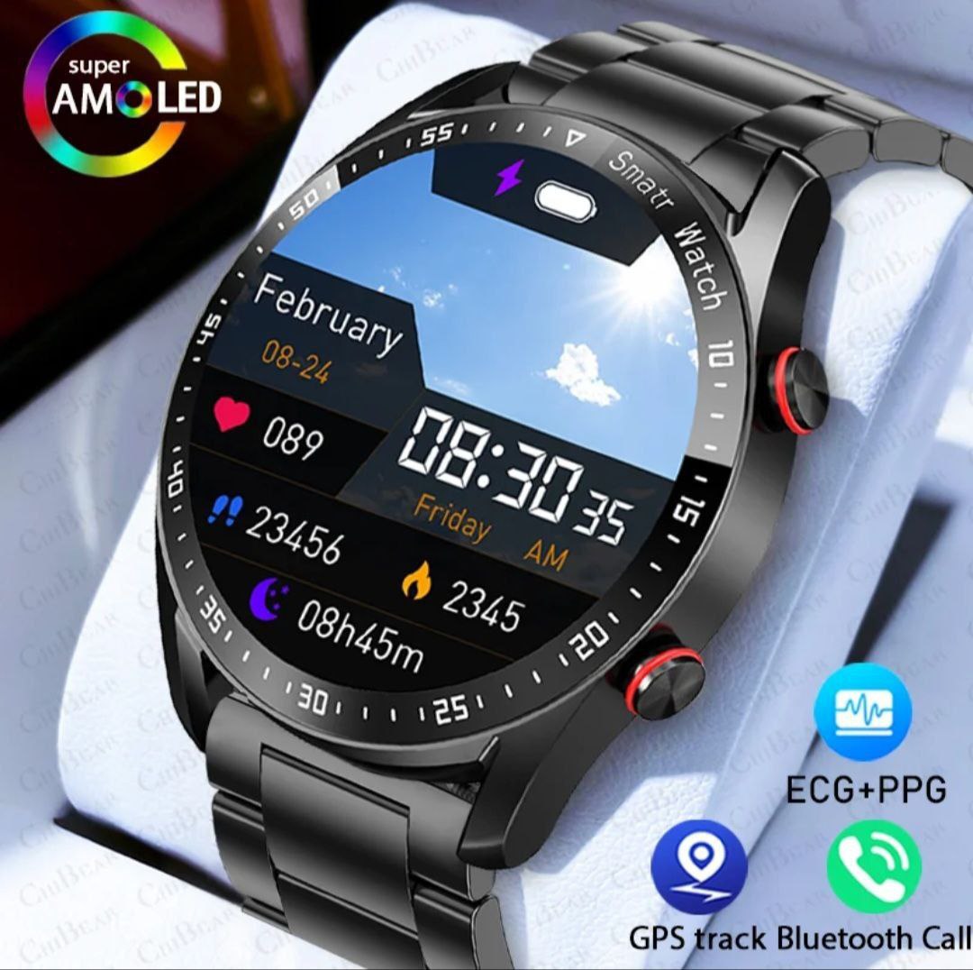 Sports Smart Watch For HUAWEI SMARTWATCH HW20 PPG+ECG BT Calling Multi-sport Mode 1.28 inch Fitness Heart Rate For Huawei Support Android IOS