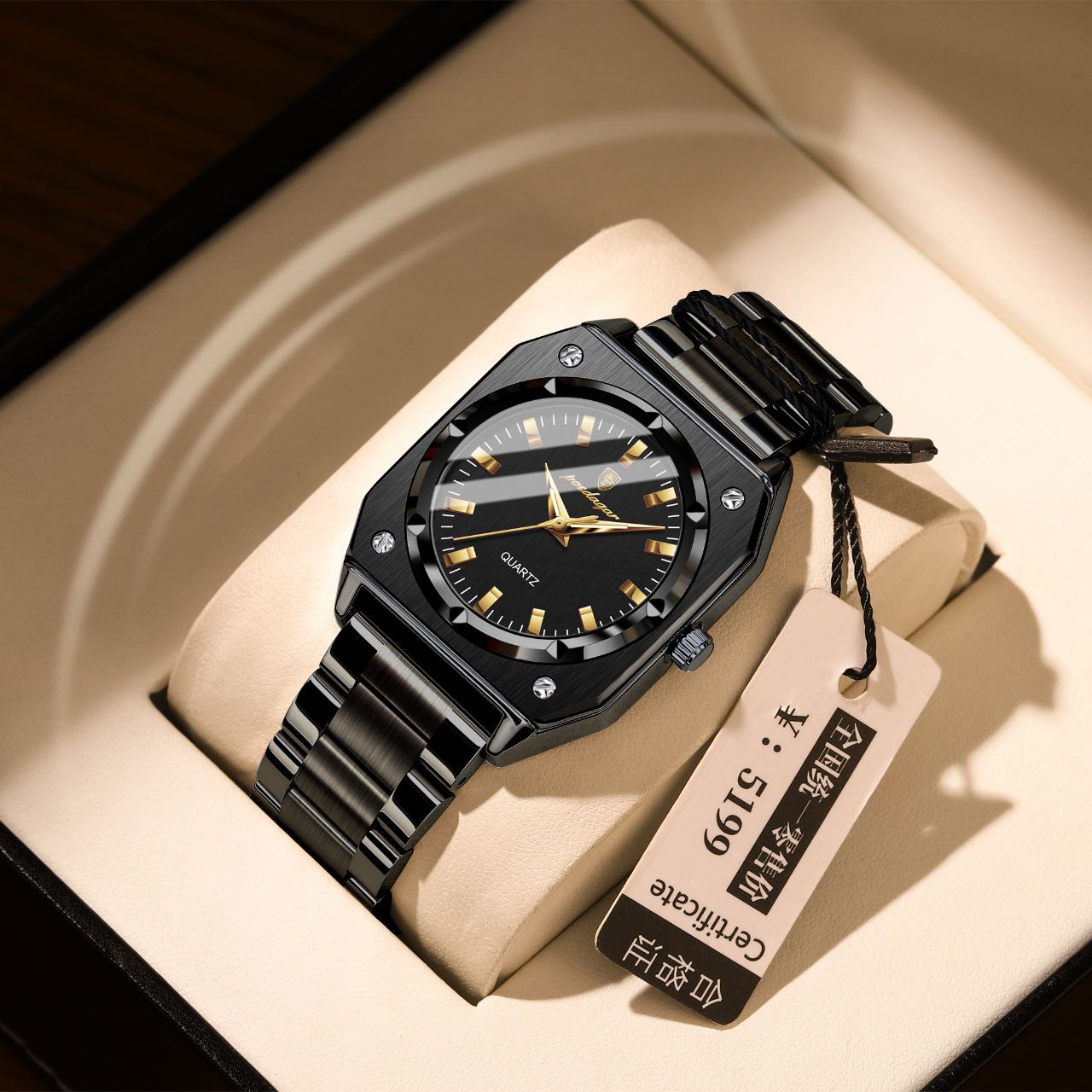 Poedagar 788 Gold Luxury Watch Women Watch Waterproof Luminous Stainless Steel Women's Quartz Watches