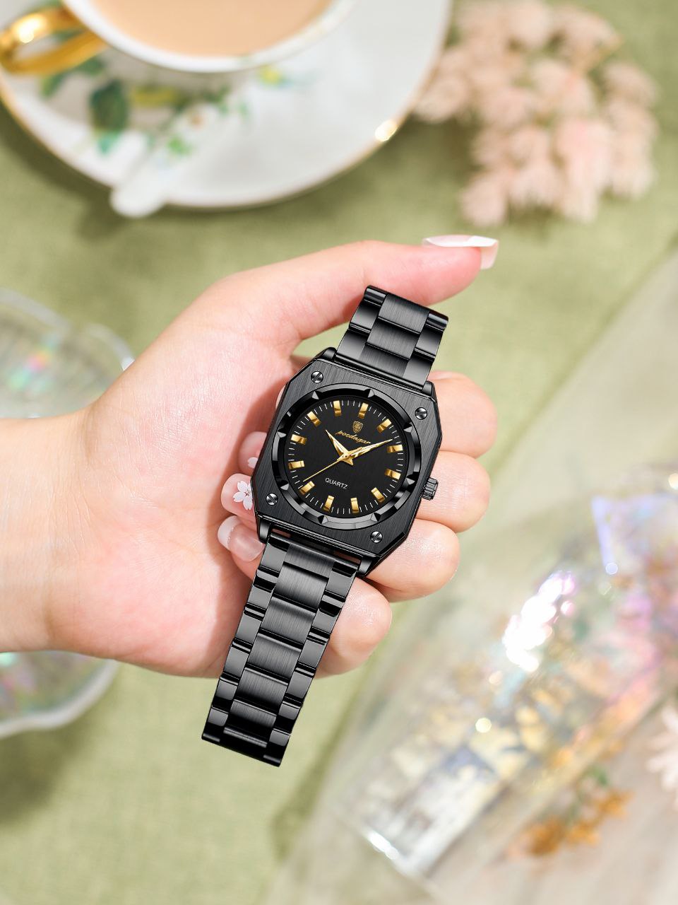 Poedagar 788 Gold Luxury Watch Women Watch Waterproof Luminous Stainless Steel Women's Quartz Watches