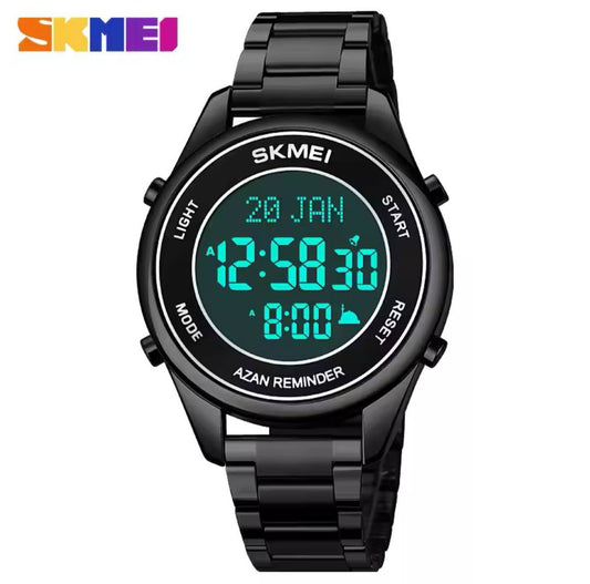 Casual Waterproof Skmei 1815 Male Wrist Watch Hot Sale Digital Qibla Muslim Azan Men Watches