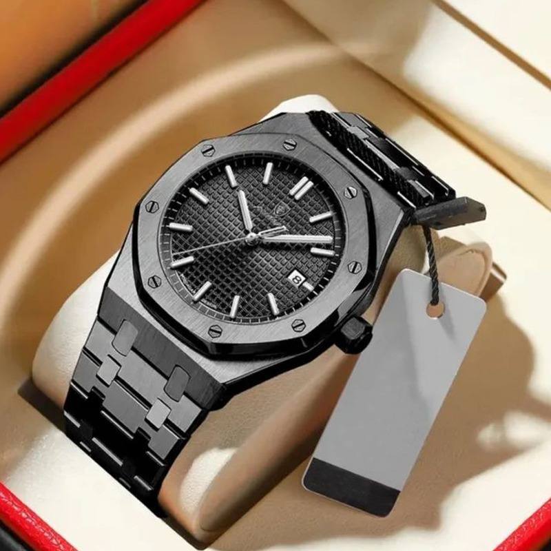 2025 New POEDAGAR 924 Luxury Business Watch For Men Sport Stainless Steel Men Waterproof Luminous Men Watch Quartz