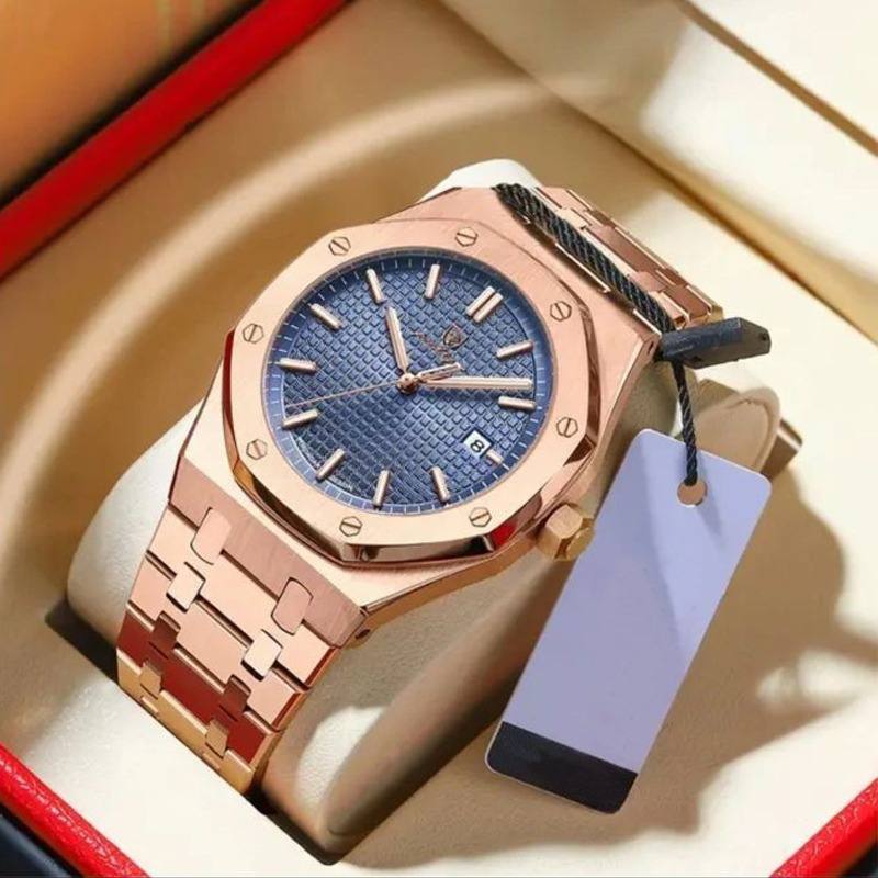 2025 New POEDAGAR 924 Luxury Business Watch For Men Sport Stainless Steel Men Waterproof Luminous Men Watch Quartz