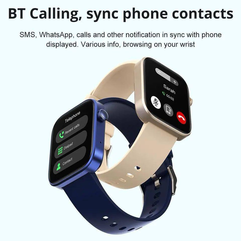 COLMI P71 Calling Smartwatch Health Monitoring IP68 Waterproof Voice Assistant IPS Display Screen Smart Watch Women Men