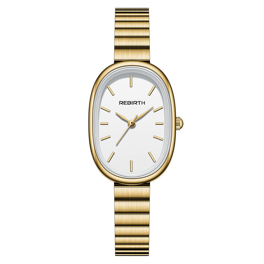 New Fashion Watches Rebirth 2089 Casual Women's Top Brand Japan Quartz Stainless Steel Strap Sports Ladies Clocks Wristwatches