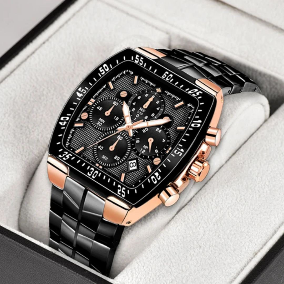Hot Top year 2025 WWOOR 8836 Mens Watches Business Square Dial Waterproof Wrist Watches Fashion Quartz Watches for Male