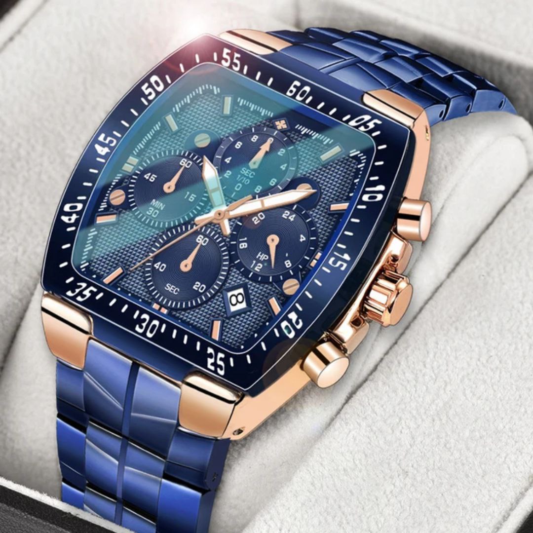 Hot Top year 2025 WWOOR 8836 Mens Watches Business Square Dial Waterproof Wrist Watches Fashion Quartz Watches for Male