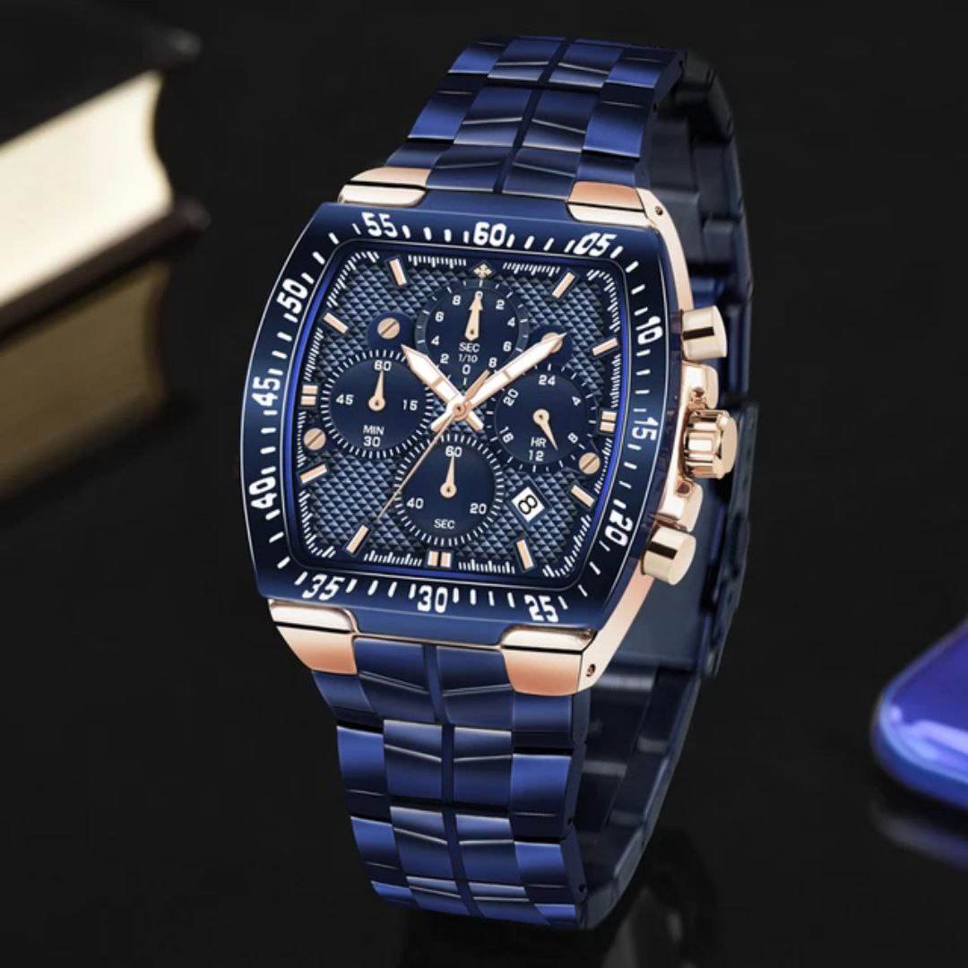 Hot Top year 2025 WWOOR 8836 Mens Watches Business Square Dial Waterproof Wrist Watches Fashion Quartz Watches for Male