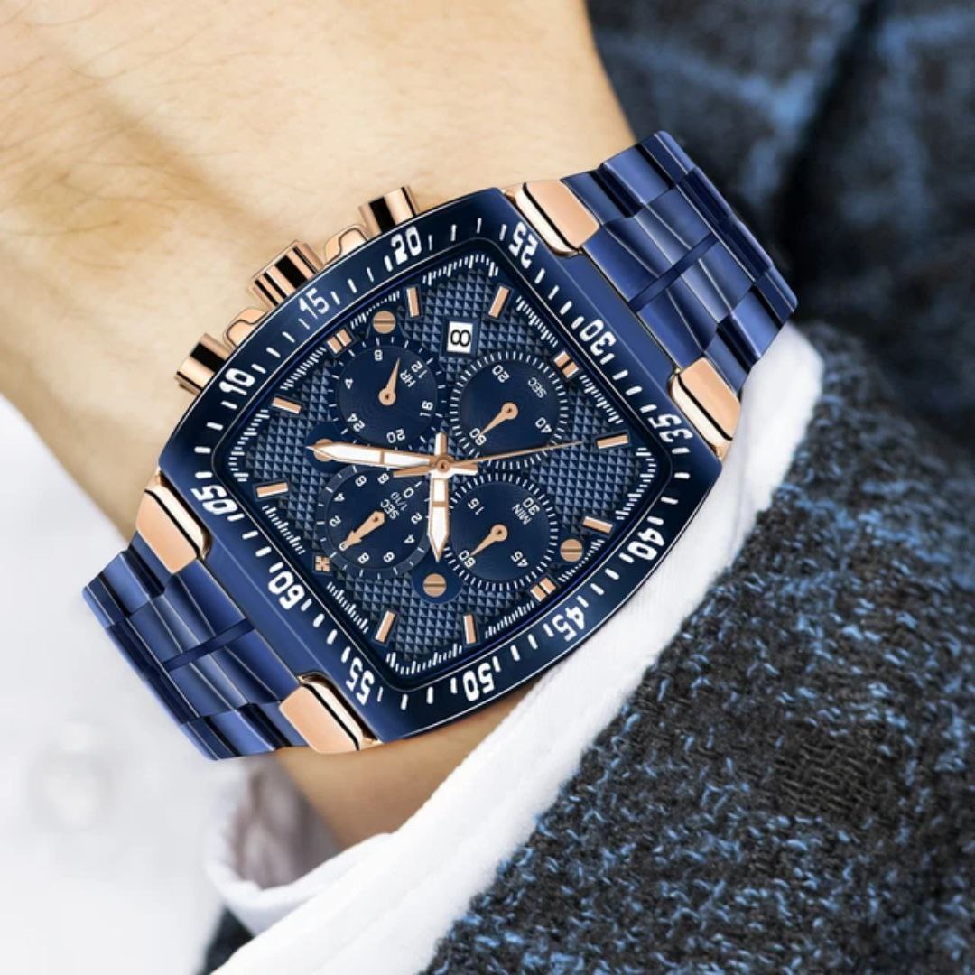 Hot Top year 2025 WWOOR 8836 Mens Watches Business Square Dial Waterproof Wrist Watches Fashion Quartz Watches for Male