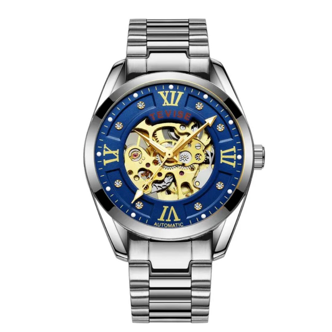 Hollow Out Automatic TEVISE 795D Watch Business Male Luminous Mechanical Visible Movement Watch 3 ATM Waterproof Watch