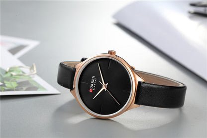 Current 9062 luxury waterproof watch quartz women's watch simple trend leather wristwatch for ladies fashion women watch