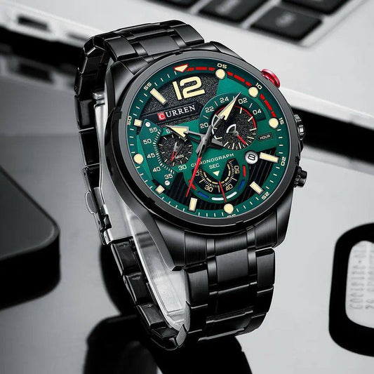 Luxury Men Watch CURREN 8395  Fashion Calendar Wristwatch Stainless Steel Band Sport Quartz Watches