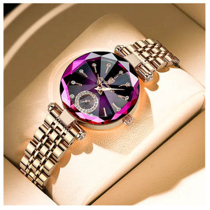 POEDAGAR Ladies Watch 719 Fashion Dress Female Bracelet Jewellery for Women Wrist Watches Diamond Girl Gift
