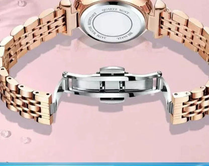 Poedagar 710 High Quality Stainless Steel Watch Strap Top Brand Waterproof Quartz Women's Wrist Watches Casual Sport Watch For Girls