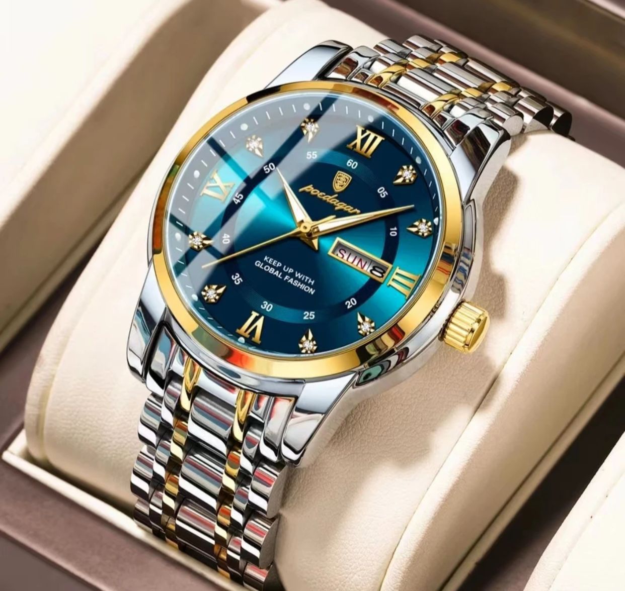 POEDAGAR Luxury Man Watch High Quality Waterproof  Luminous Men's Wristwatch  Men Quartz Watches Casual 936