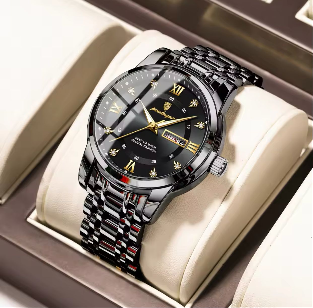 POEDAGAR Luxury Man Watch High Quality Waterproof  Luminous Men's Wristwatch  Men Quartz Watches Casual 936