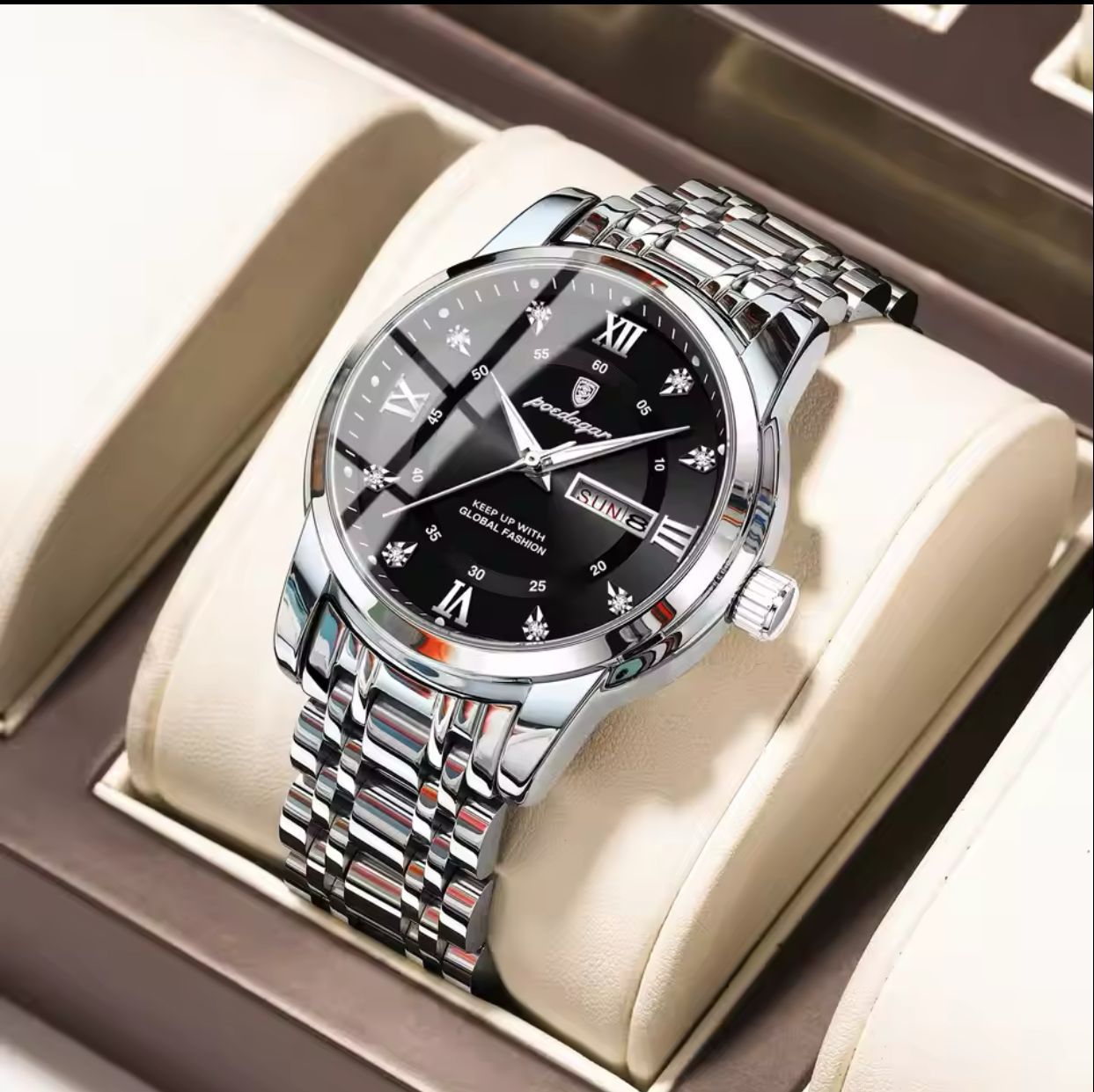 POEDAGAR Luxury Man Watch High Quality Waterproof  Luminous Men's Wristwatch  Men Quartz Watches Casual 936