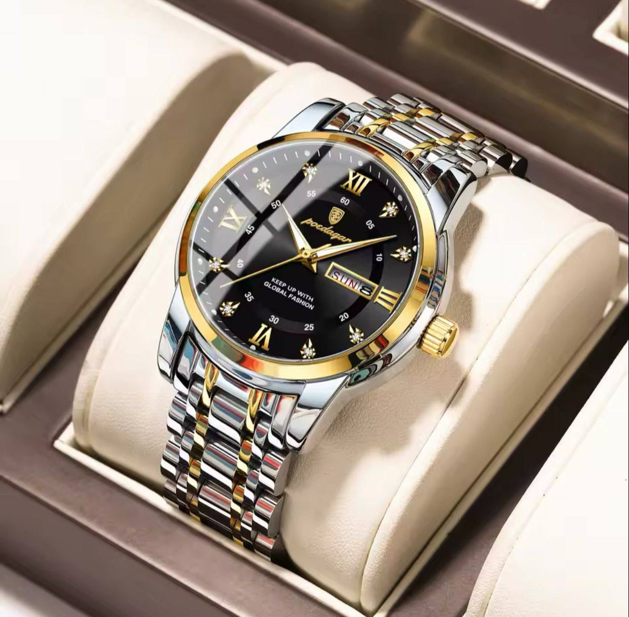 POEDAGAR Luxury Man Watch High Quality Waterproof  Luminous Men's Wristwatch  Men Quartz Watches Casual 936