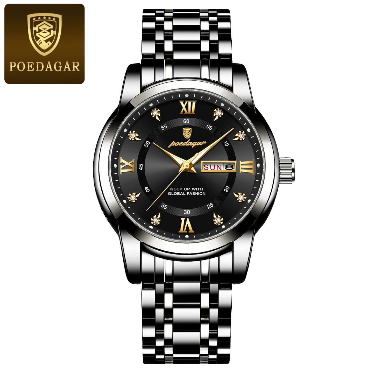 POEDAGAR Luxury Man Watch High Quality Waterproof  Luminous Men's Wristwatch  Men Quartz Watches Casual 936