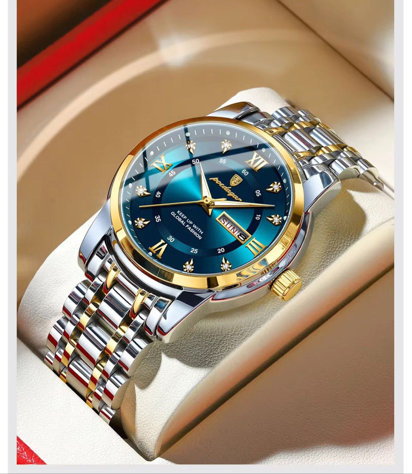 POEDAGAR Luxury Man Watch High Quality Waterproof  Luminous Men's Wristwatch  Men Quartz Watches Casual 936
