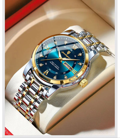 POEDAGAR Luxury Man Watch High Quality Waterproof  Luminous Men's Wristwatch  Men Quartz Watches Casual 936