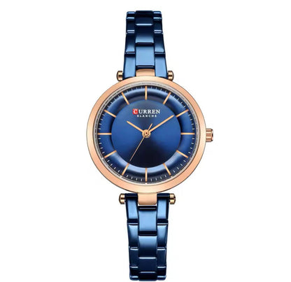 CURREN 9054 Top Brand Women Watch Fine Gift for Girls Mesh Stainless Steel Quartz Watches Women Clock Female