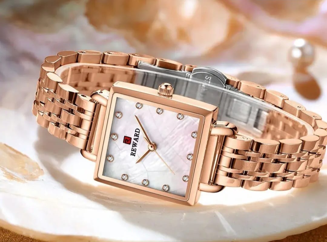 New REWARD 21041 Stainless Steel Wristwatch New Design Quartz Watch for Women Fashion Casual High Quality Wrist Watches Female