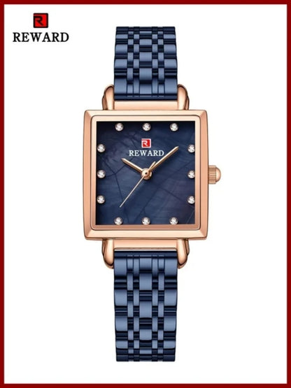 New REWARD 21041 Stainless Steel Wristwatch New Design Quartz Watch for Women Fashion Casual High Quality Wrist Watches Female