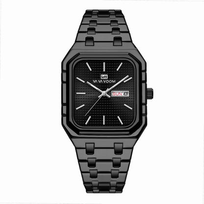 VA VA VOOM 2881 Business Quartz Wristwatch Waterproof Stainless Steel Charm Watches Man Male Clock Fashion Watch for Boys Men
