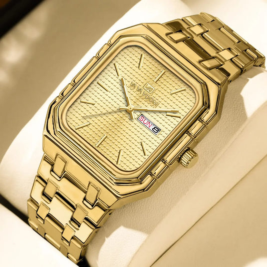 VA VA VOOM 2881 Business Quartz Wristwatch Waterproof Stainless Steel Charm Watches Man Male Clock Fashion Watch for Boys Men